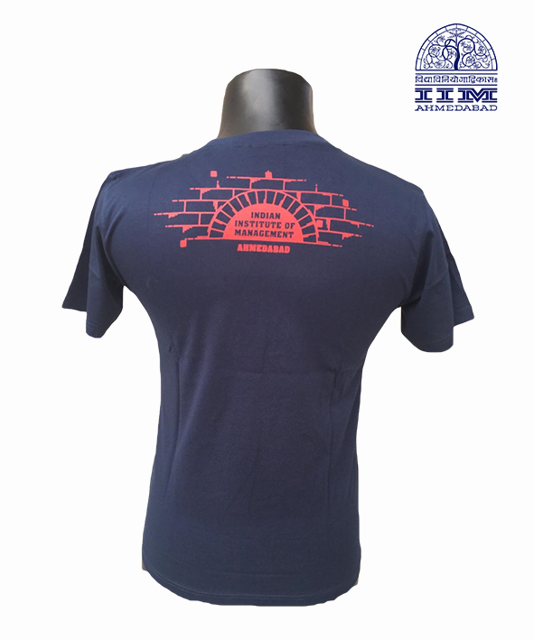 Round Neck Not Just Another Brick Navy Blue